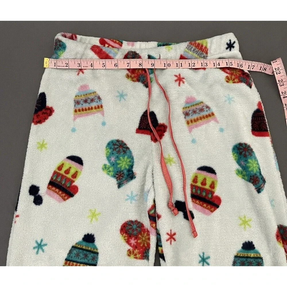 Christmas Mittens/ Hats Superminky‎ Womens Size Medium (8-10) Pajamas Pants